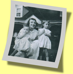 Nancy with her daughters